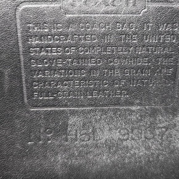 COACH Vintage Ritchie Bag Crossbody zip black - Picture 6 of 9